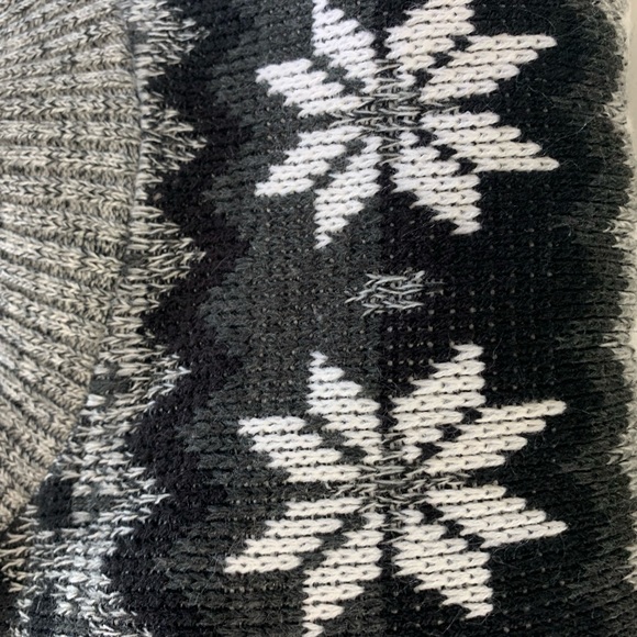 Carol Reed Womens Nordic Snowflake Sweater Mock Neck Ribbed Lg? Cozy Cabincore - Picture 11 of 12